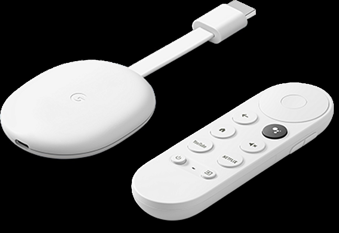 GOOGLE Chromecast met Google TV - HD - Wit